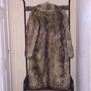 AMAZING! Faux fur coat from Whistles